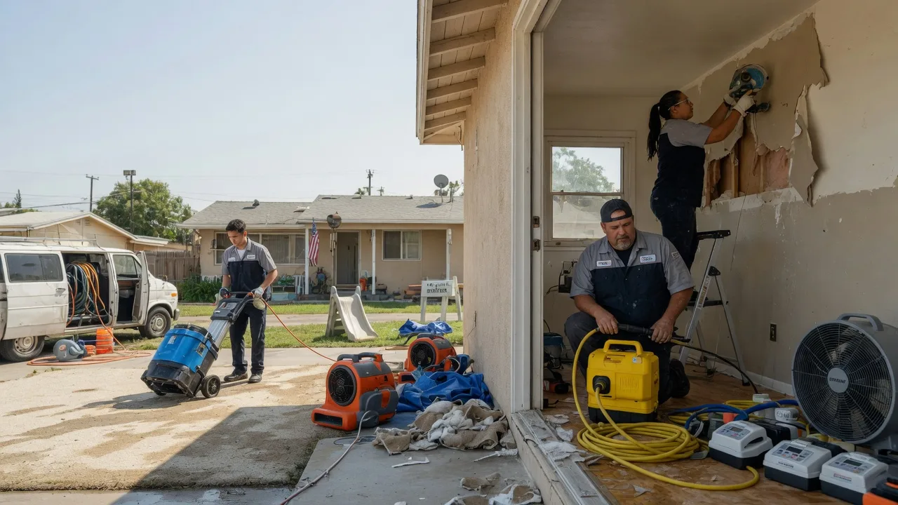 Water Damage Restoration in Tioga, TX near me